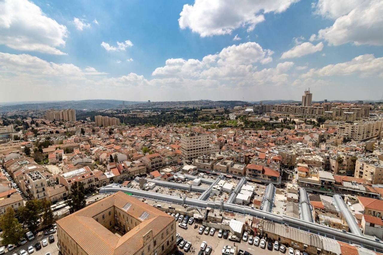 Magical 3Br/Parking With Amazing View, City Center Jeruzalém Exteriér fotografie