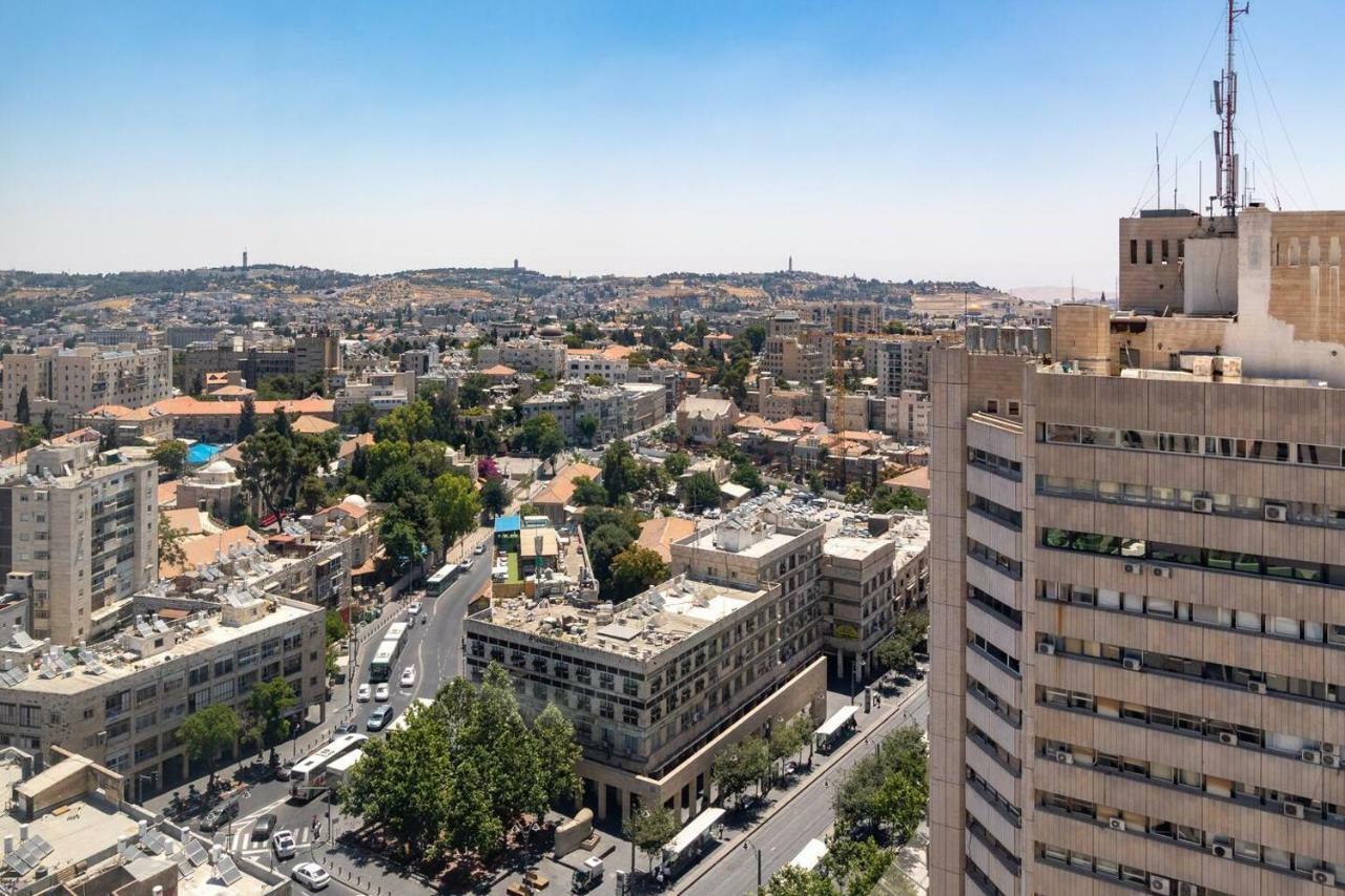 Magical 3Br/Parking With Amazing View, City Center Jeruzalém Exteriér fotografie